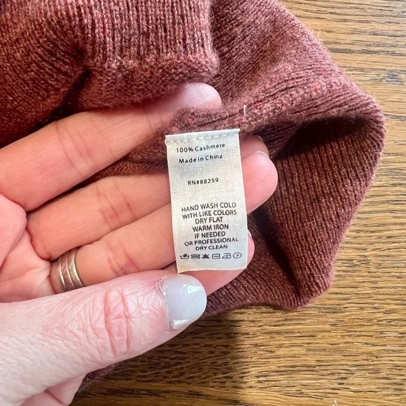 Subtle Luxury Tapered Dolman Top 100% Cashmere Excellent Condition SZ S/M - Picture 6 of 6